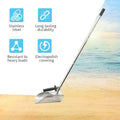 Beach Sand Scoop Metal Detecting Hunting Shovel with Long Handle Stainless Steel