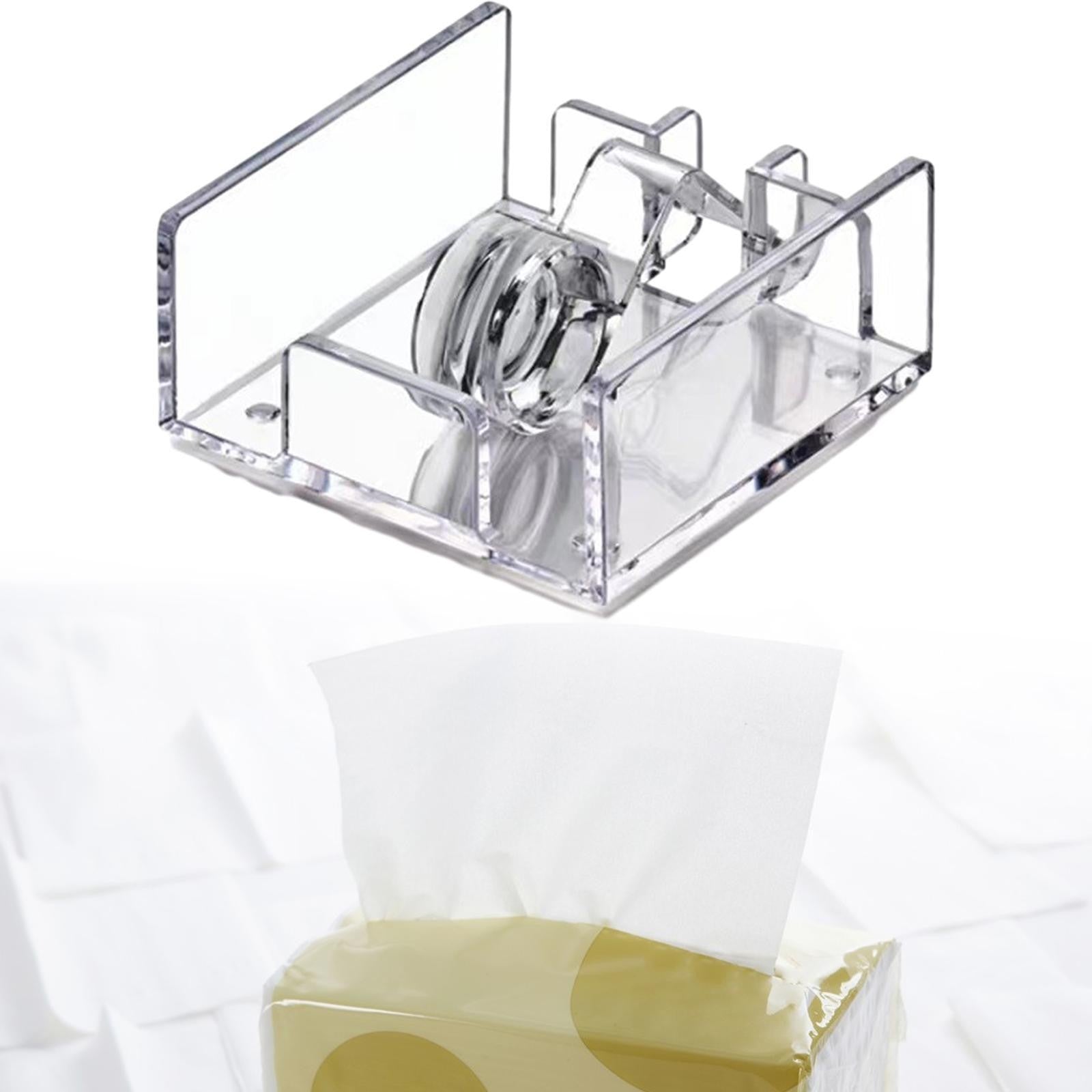 Napkin Dispenser with Weighted Arm Organizer Memos Tissue Dispenser Tissue Rack