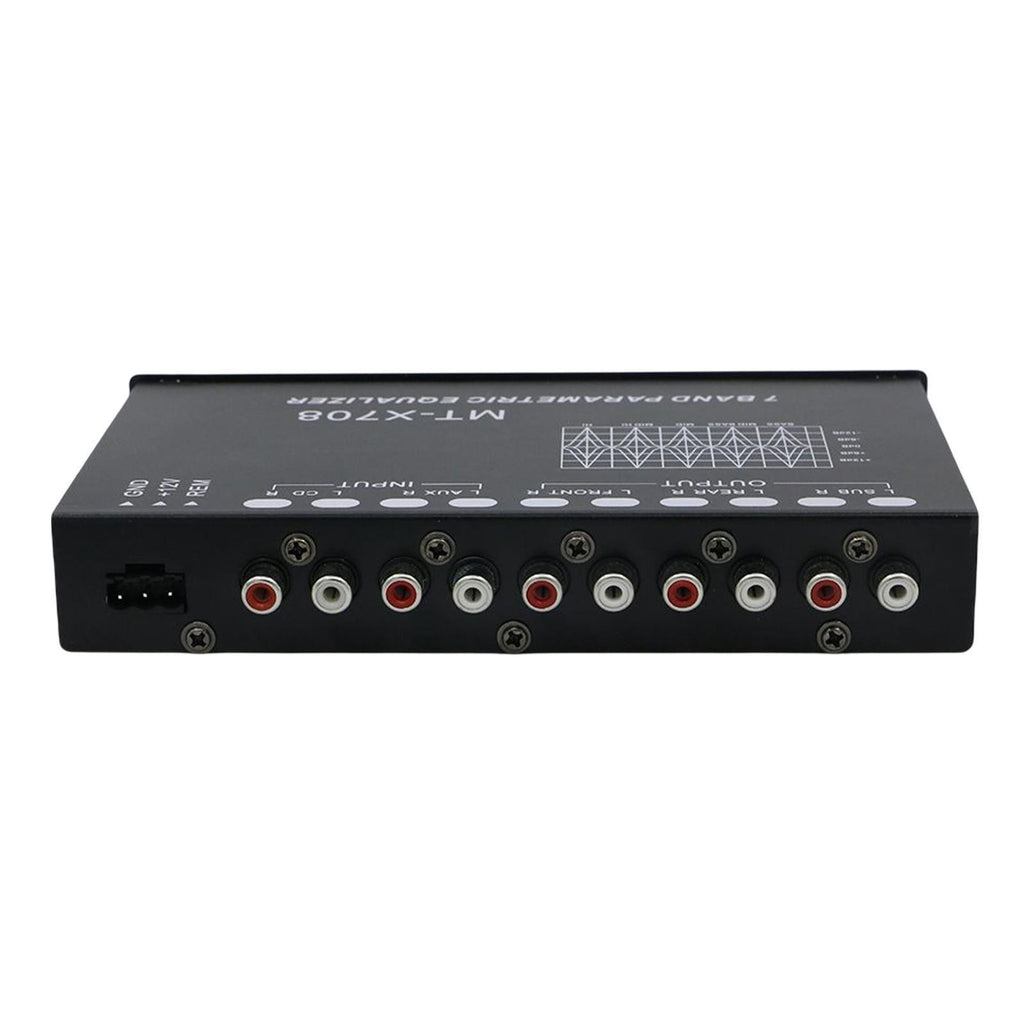 7 Band Car Equalizer Front Rear + sub Output Car Graphic Equalizer Amplifier