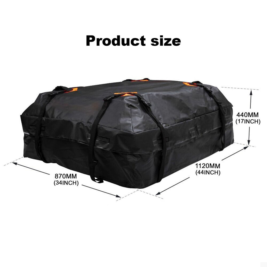 Universal Car Travel Roof Bag Cargo Storage Rack Luggage Carrier Box Waterproof