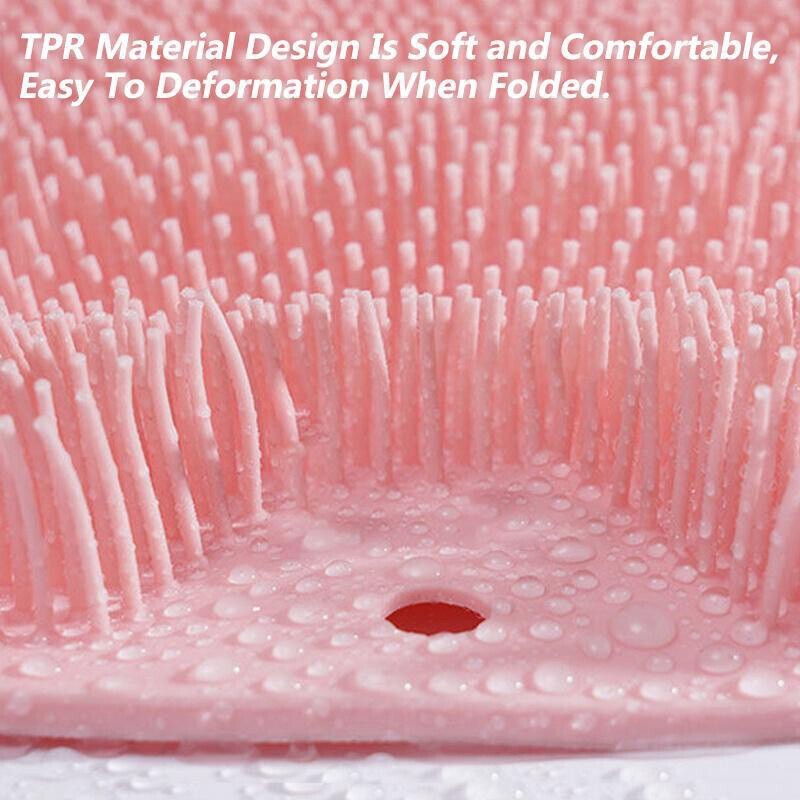 Shower Foot Mat Exfoliating Scrubber Relaxation Bathing Scrub Pad Massager UK