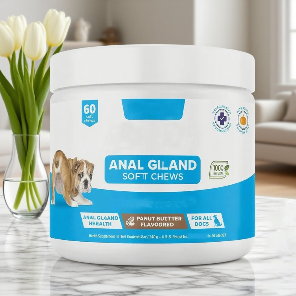 GLANDEX ANAL GLAND Support Chews For All Dogs 90 Soft Chews Peanut Butter Flavor
