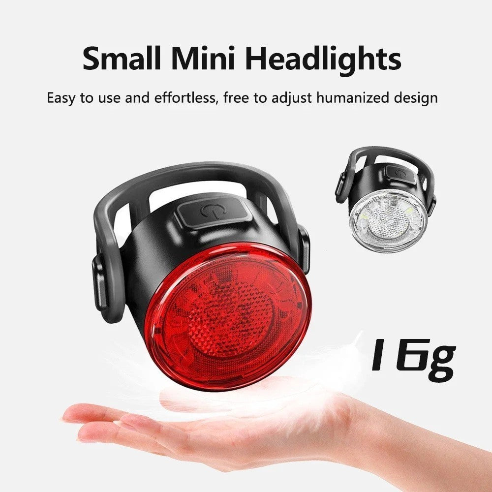Super Bright Bike Light Set USB Rechargeable Bicycle Lights Waterproof Mountain