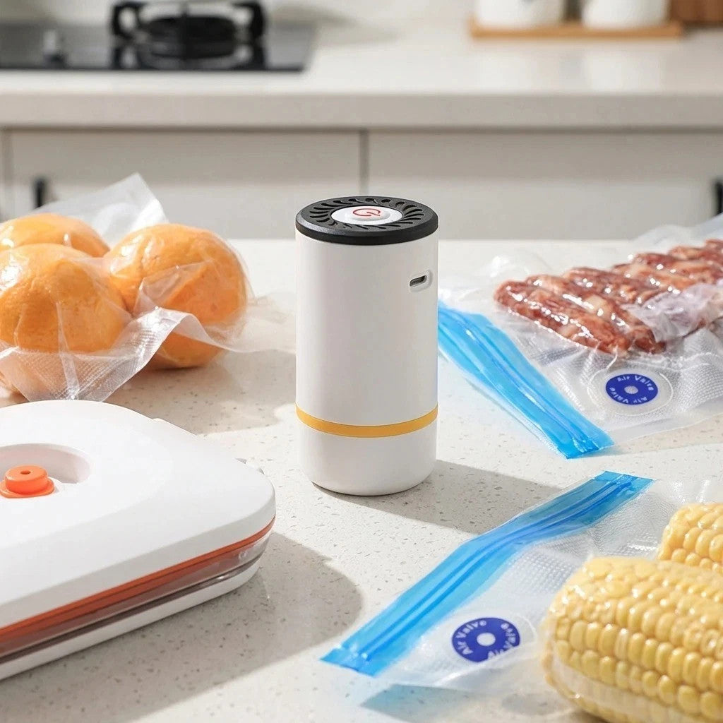 Electric Vacuum Air Pump Portable Space Saver For Clothing Vacuum Storage Bags