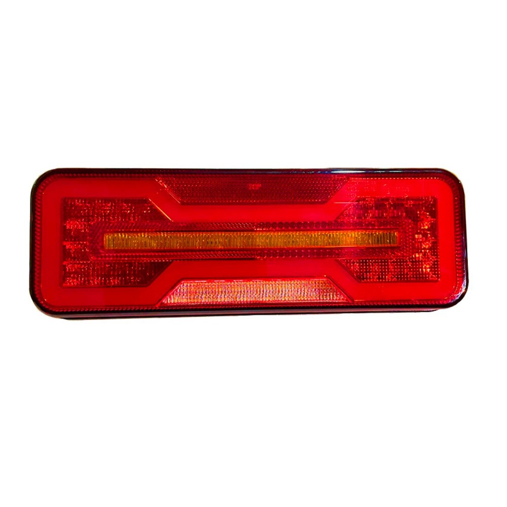 2x LED Rear Brake Tail Light Dynamic Indicator Truck Trailer 4 Functions 12V 24V