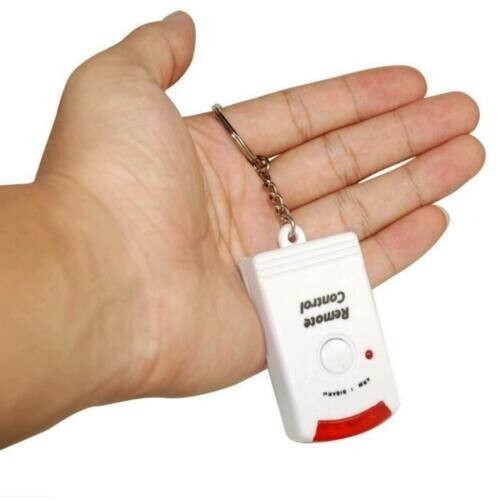 Wireless PIR Motion Sensor Alarm with 2 Remote Control Shed Home Garage Security