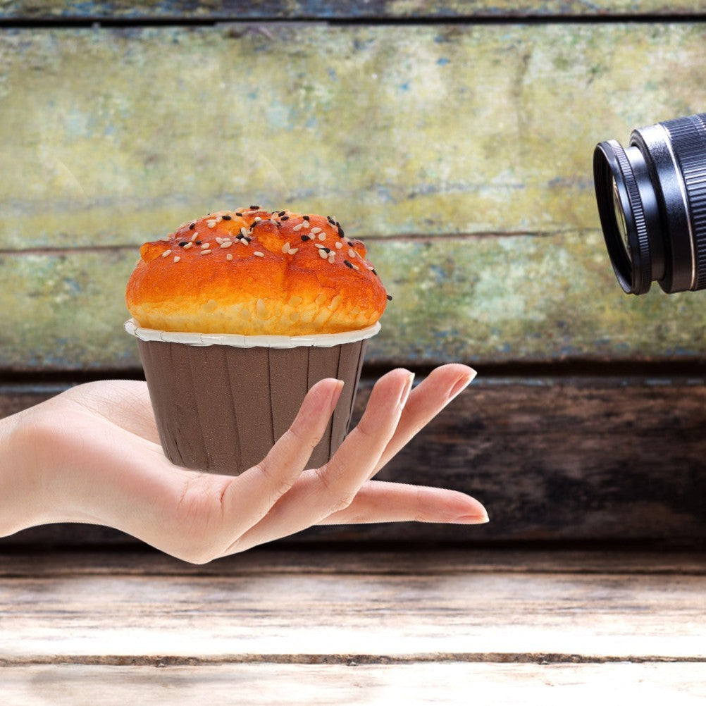 6 Pcs Artificial PU Cake Model Fake Food Decoration for Restaurant Display.*