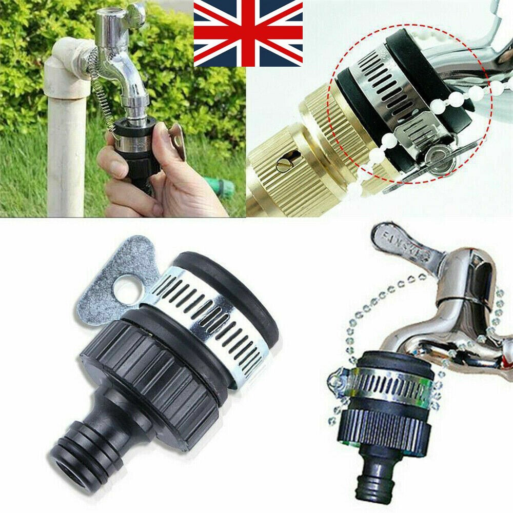Universal Kitchen Mixer Tap To Garden Hose Pipe Connector Adapter Indoor Tool UK