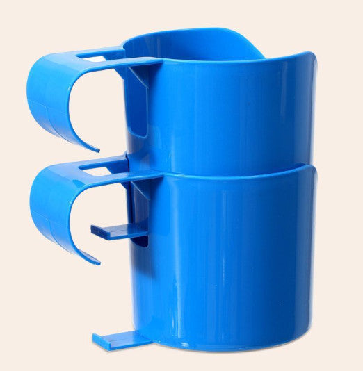 6 PCS Pool Side Hanging Cup Holder Multifunctional Storage Organizer
