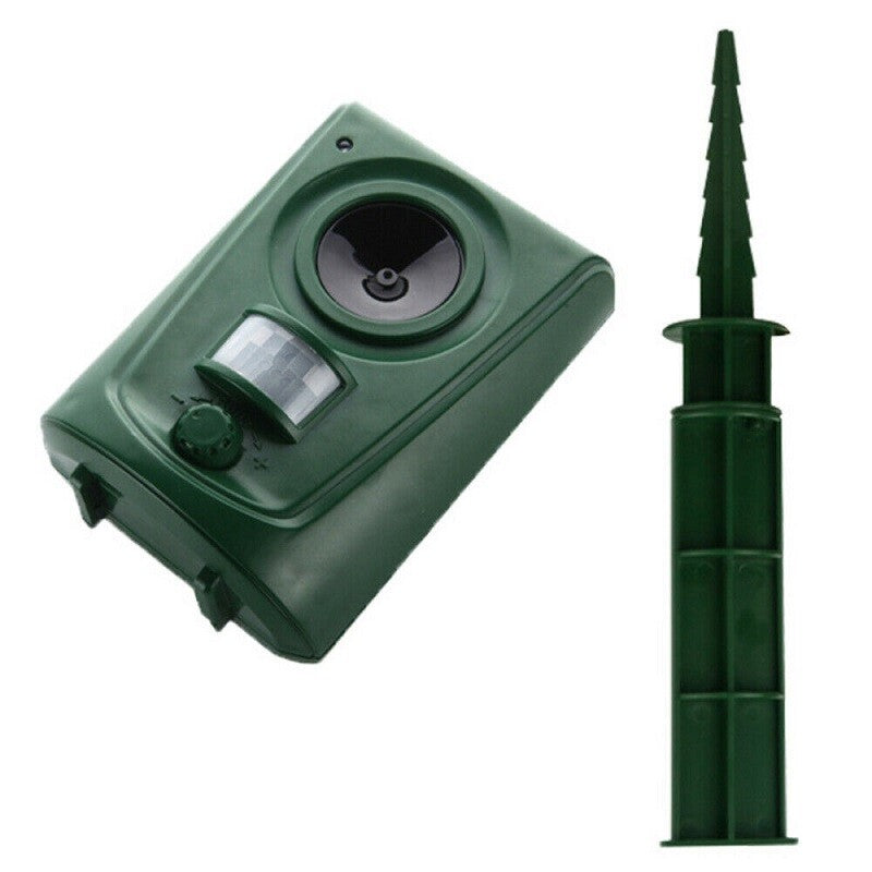 4x Battery Ultrasonic Garden Deterrent Repeller Animal Bird Cat Scarer Pest Dog