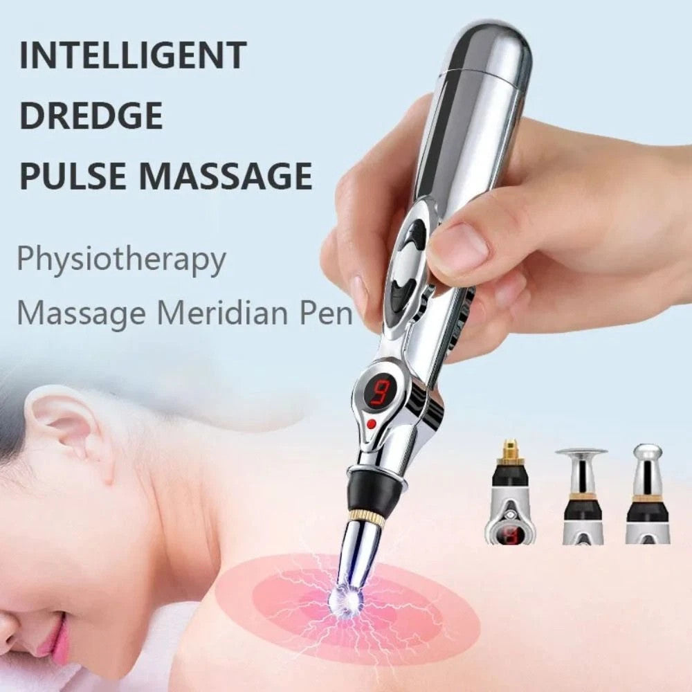 Electronic Acupuncture Massage Pen Meridian Therapy Pain Relief Energy Tool UK