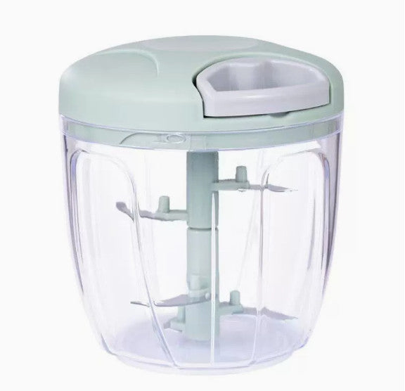 Vegetable Chopper Manual Pull Rope Vegetable Cutter Food Hand Held Dicer Slicer