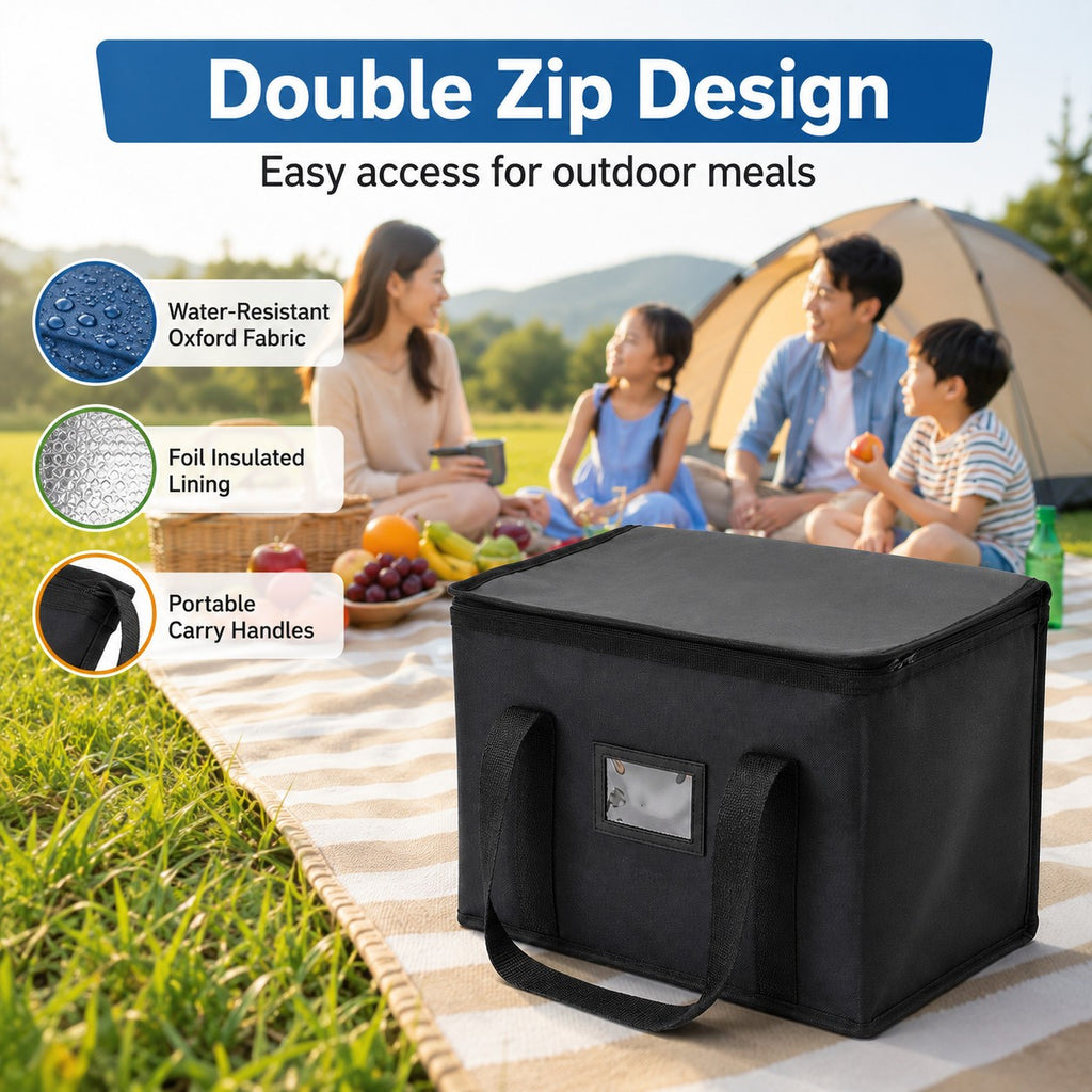 70L Extra Large Insulated Cooler Bag Cool Box Picnic Camping Food Drink UK