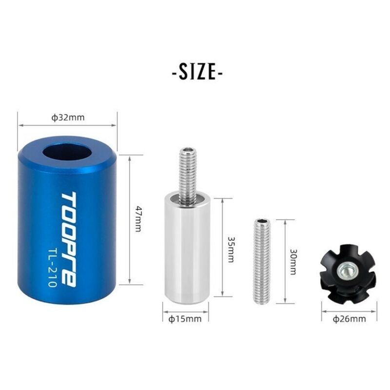 1 Set Bike Headset Star Nut Install Tool Fit For 1 1/8in/28.6mm Fork Steerer New