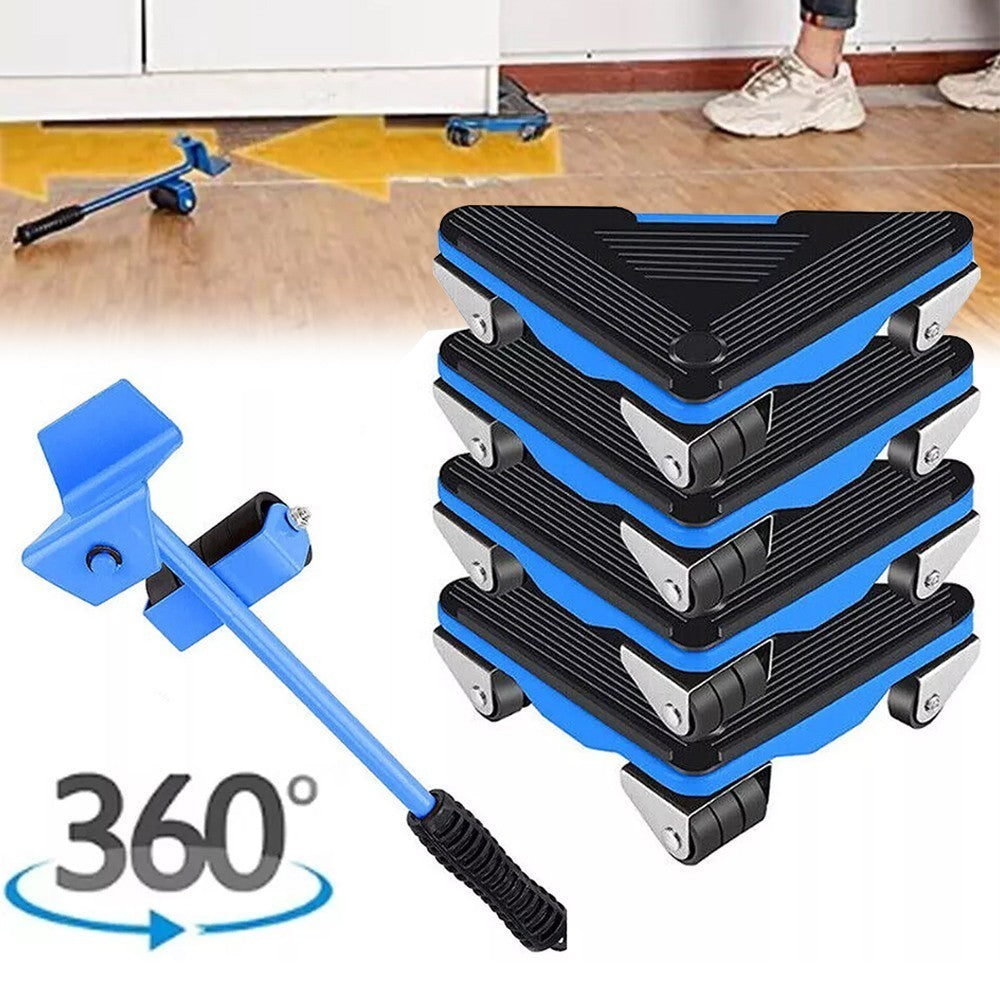Heavy Duty Furniture Shifter Lifter Wheels Moving Slider Mover Removal Set Tool
