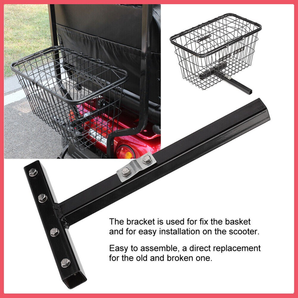 Mobility Scooter Rear Basket Mounting Bracket Easy to Install Wear Resistant