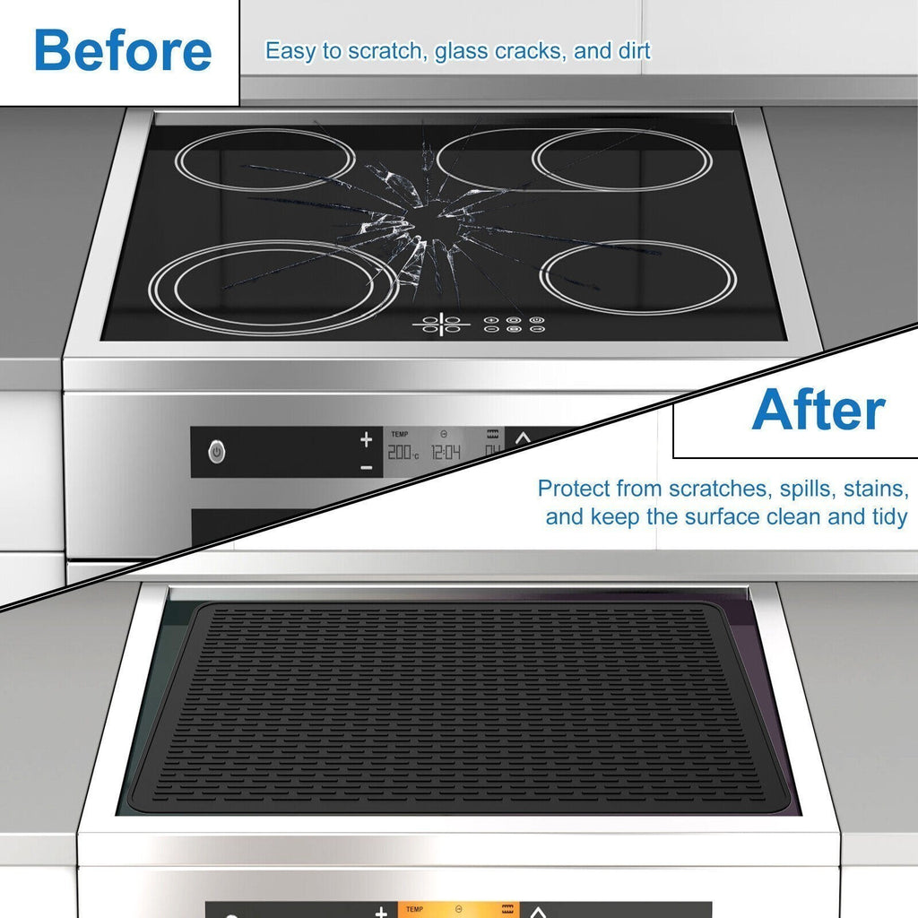 70x50cm Heat Resistant Stove Cover Electric Induction Hob Protector Mat UK