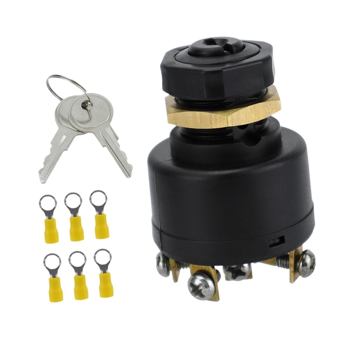 Marine Ignition Switch for Boat Yacht Heavy Duty 12V 12A Easy to Install
