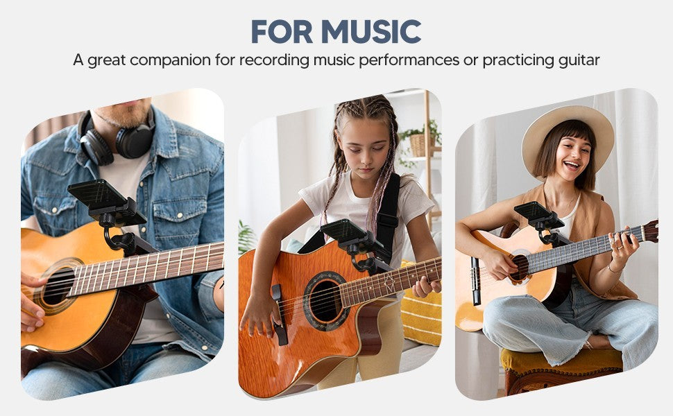 Guitar Phone Holder Mount Teaching Accessories Phone Clamp Professional