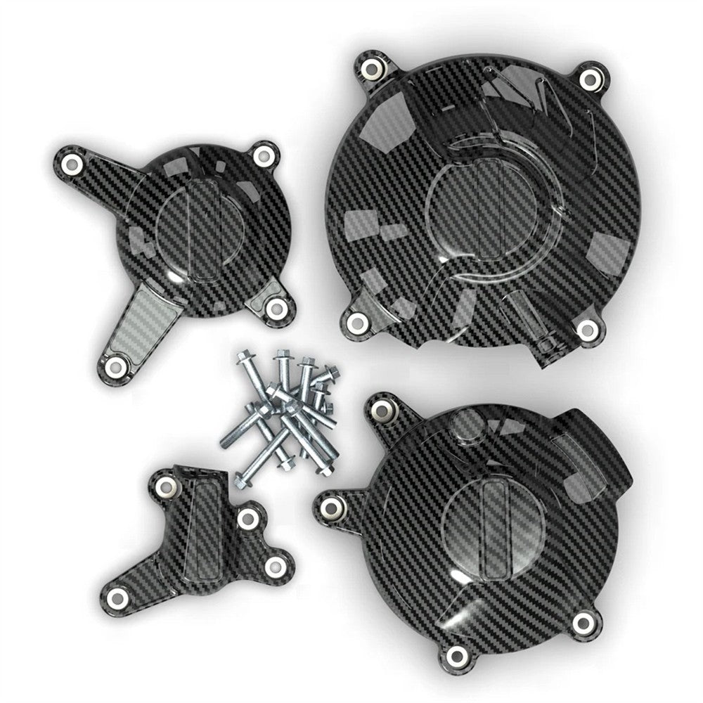 Carbon Look Engine Guard Protection Cover For Yamaha MT-09 XSR900 FZ09 2014-2020