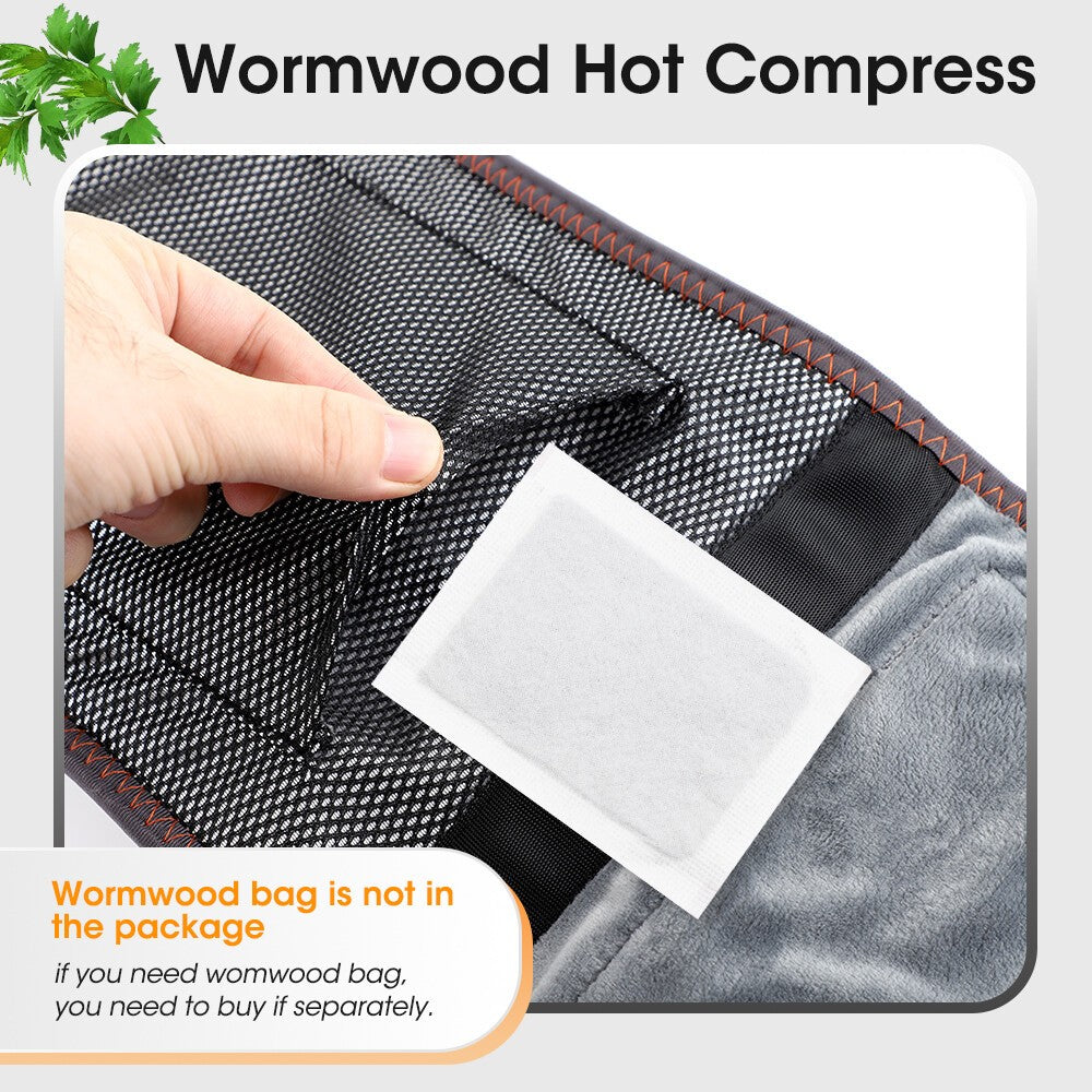 Electric Infrared Heating Vibration Therapy Massager Back Waist Belt Pain Relief