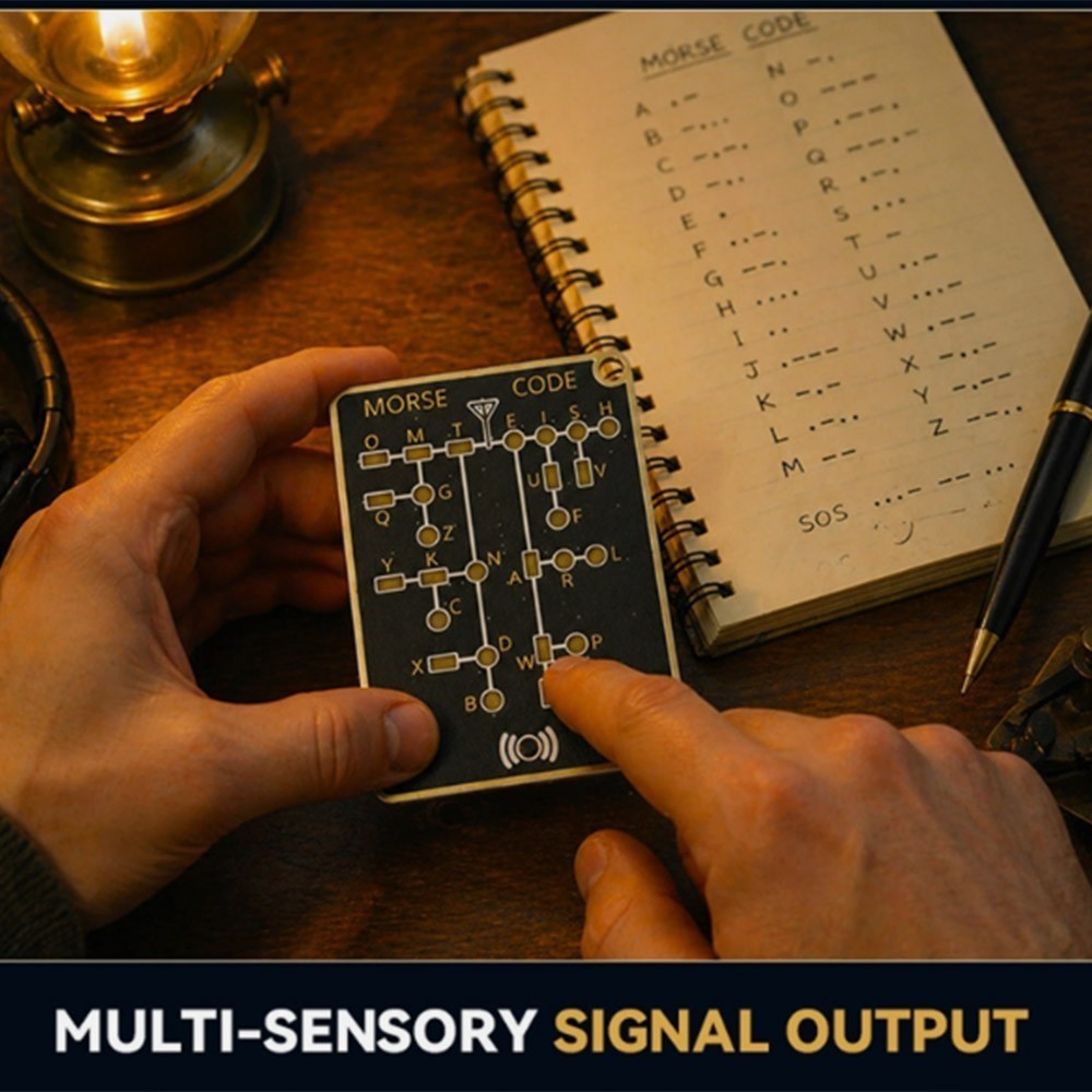 Morse Code Trainer Card Pro New Hot