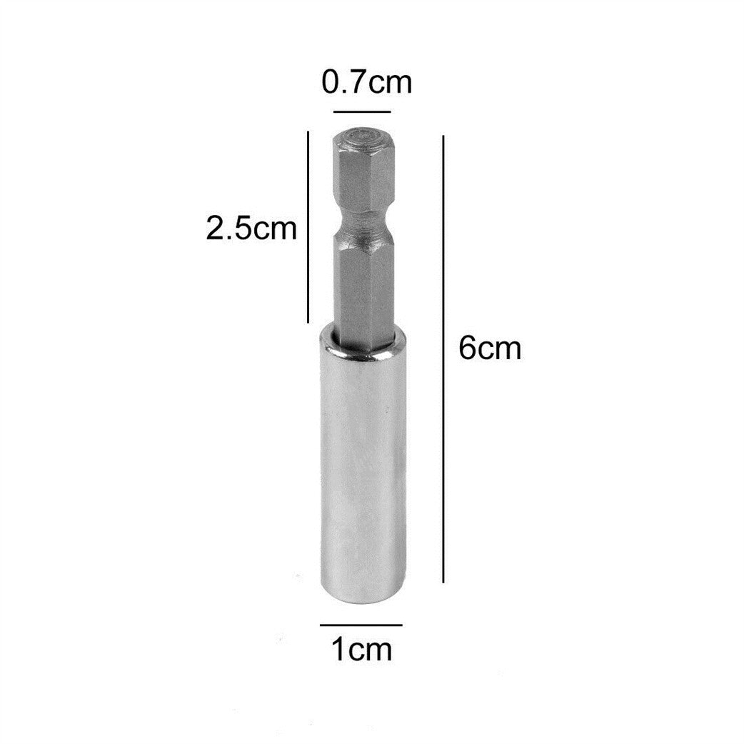 10x Magnetic Bit Holder Set 1/4" Hex Extension Bar for Screwdriver Impact Driver