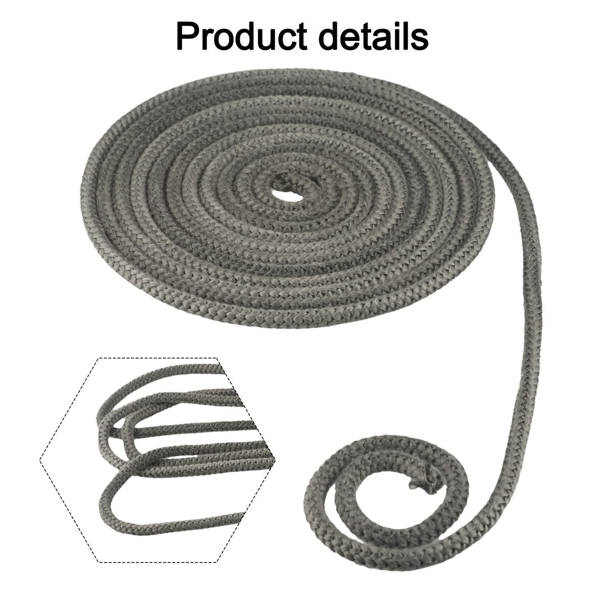 Heat resistant Fireproof Gasket Cord for Secure Fireplace 8mm 16mm 18mm