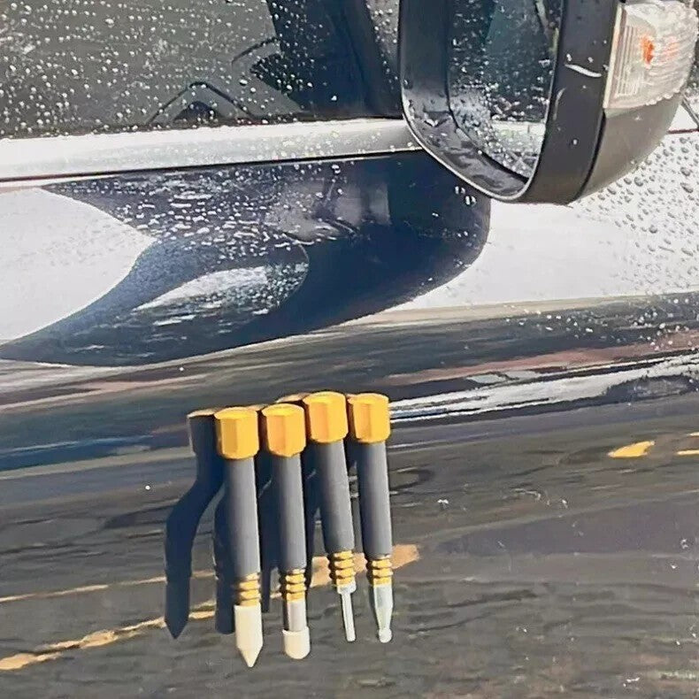 Professional PDR Paintless Dent Repair 4pc Tapper Knockdown Set with Tips