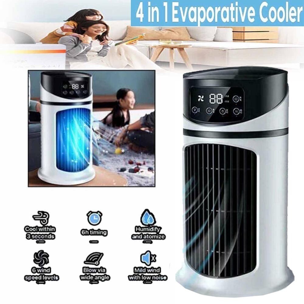 Updated Portable Air Fan Unit Purifier Desk Bedroom
