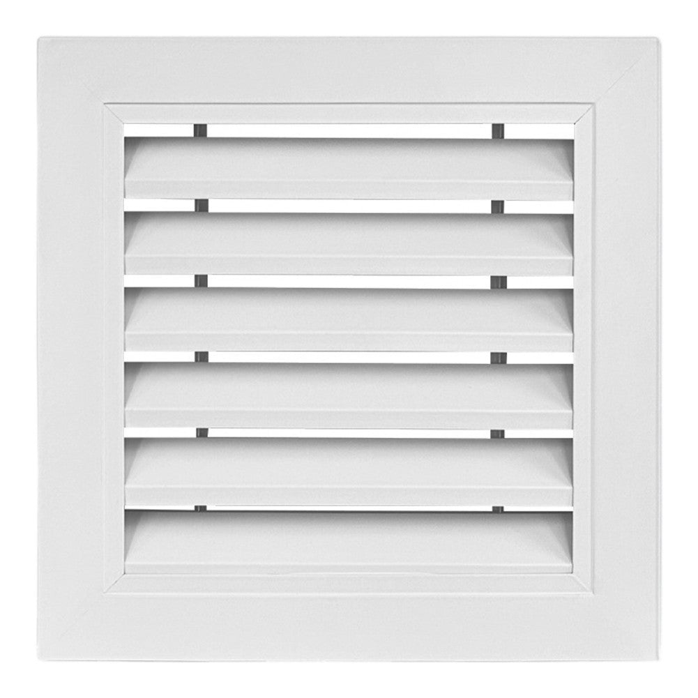 Aluminum Fixed Louver Grille for Air Circulation in Attic and Shed 350x350mm
