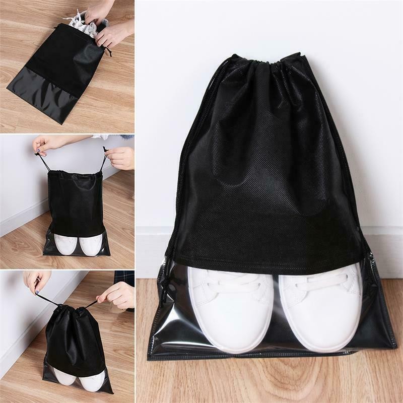 20x Large Portable Shoes Bag Travel Storage Pouch Drawstring Dust Bags Non-woven