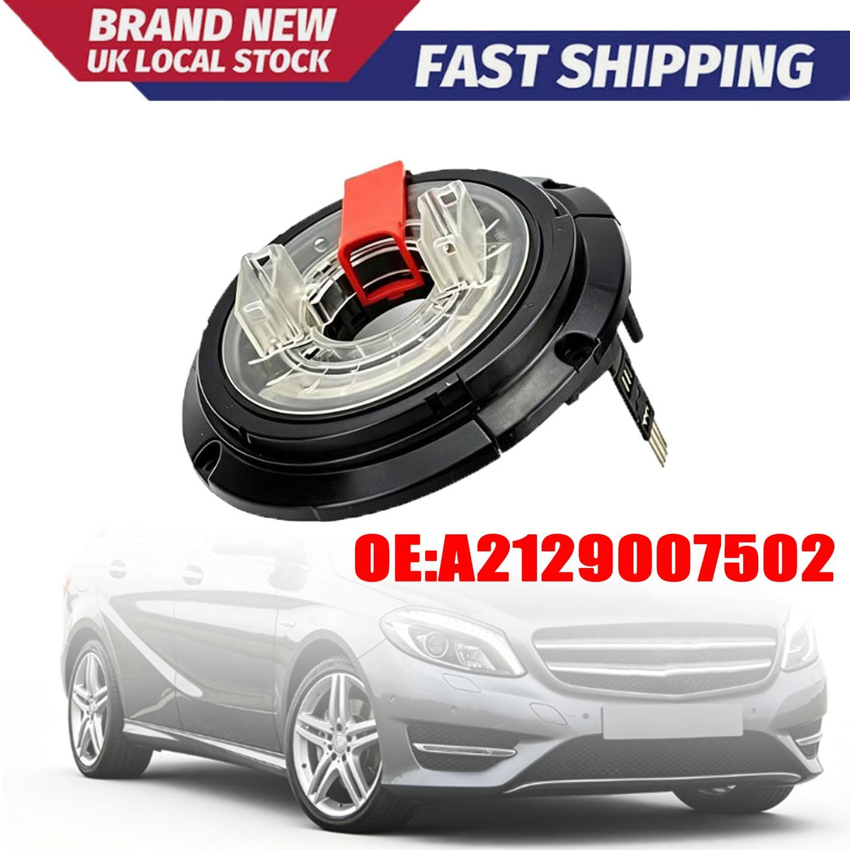 Mercedes B-Class W246 Clock Spring A2129007502 2129007502 C180 Kompressor New UK