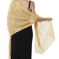 Chiffon Scarf - Lightweight Evening Gown Accessory Wedding Shawl for Women