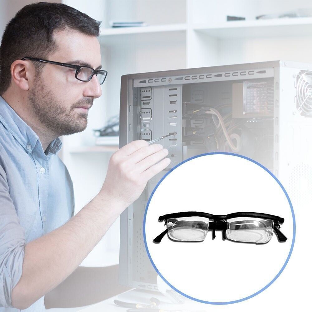 1Pc Variable Lens Adjustable Strength Glasses Presbyopia Eyeglasses -6d to +3D