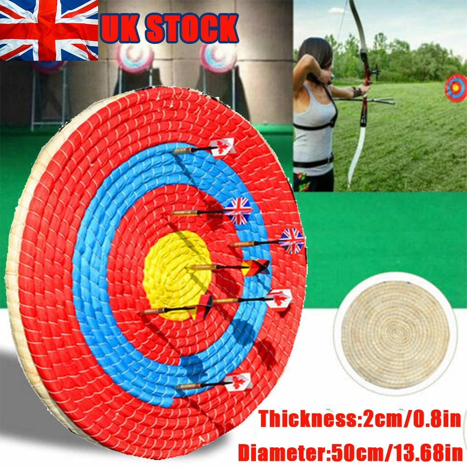 50CM Solid Straw Target Board Bow Arrow Archery Shooting Darts Outdoor Sports