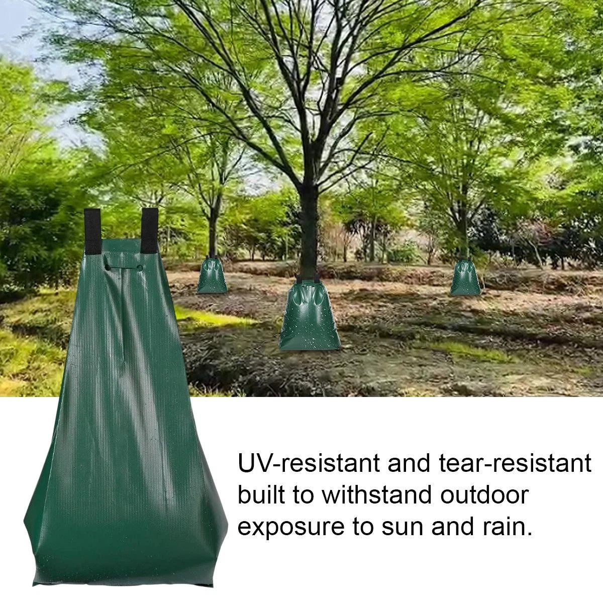 1X Tree Watering Bag 20 Gallons Slow Release Drip Irrigation Watering Tool PE