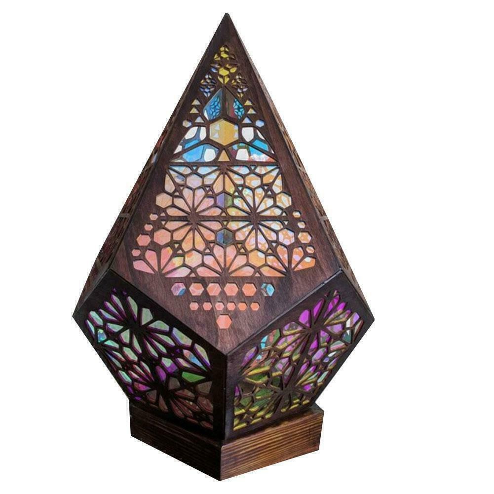 Moroccan Mosaic  Bohemian Colorful Table Bedside Lamp Light Lamp