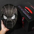 Spiderman Mask with Ring Remote Control Eye Closing Blinking Eyes Helmet Cosplay