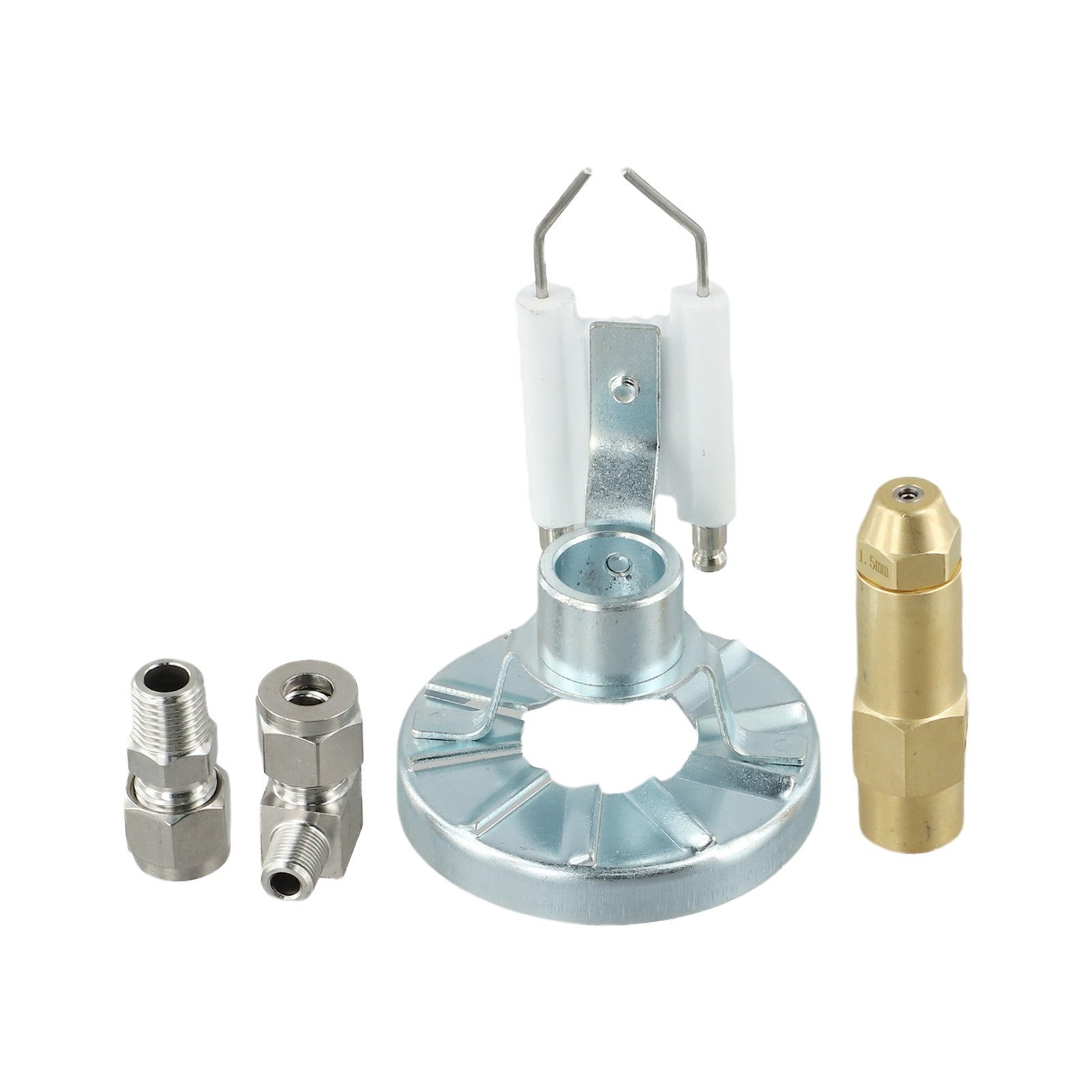 Waste Oil Burner Nozzle Siphon Air Atomizing Spray Nozzle Electrode  0.5-2.0mm.
