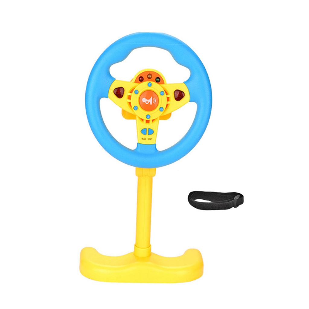 Steering Wheel Electric Toys Sounding Toys Interactive with Light Sound Birthday