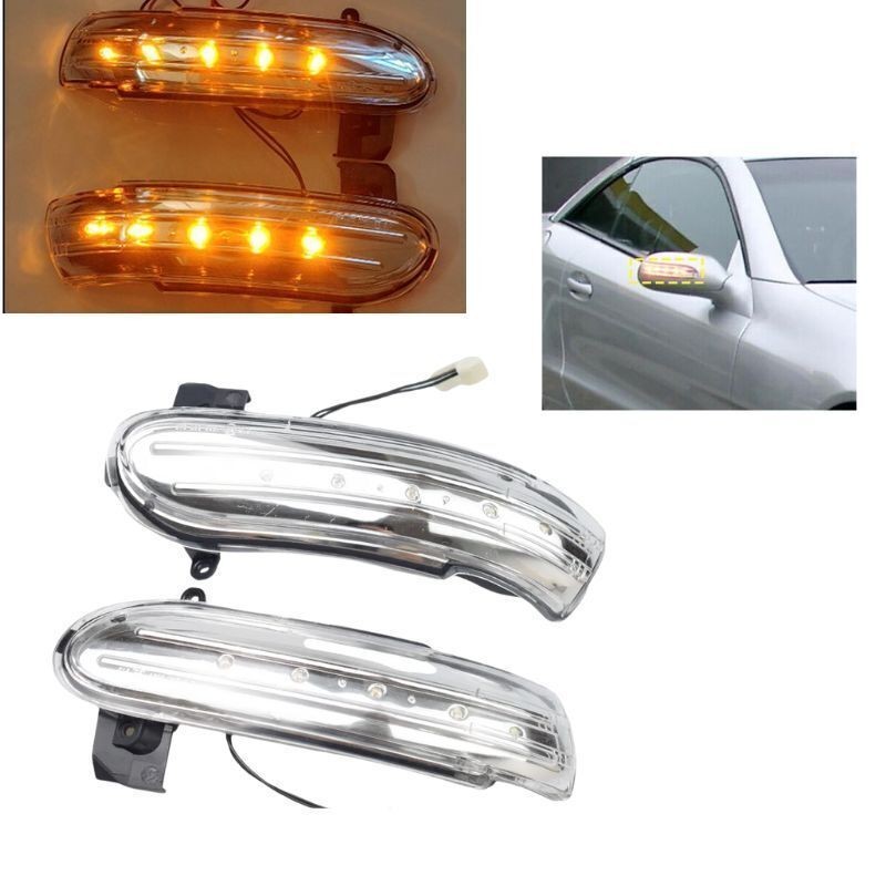 For Mercedes SLK Class R171 W171 LED Side Wing Mirror Indicator Signal Light