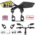 2X Bicycle Handlebar Wing Rear View Mirror Mobility Scooter Mountain Bike MTB