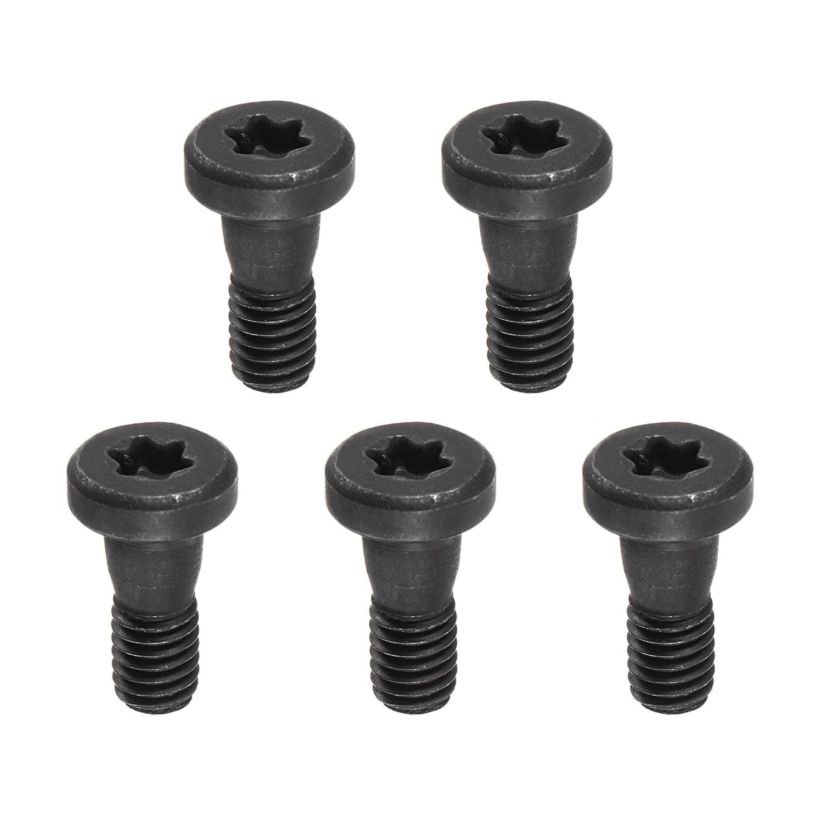 Screw Post Male M6x25mm Binding Bolts Carbon Steel Black 10 Sets