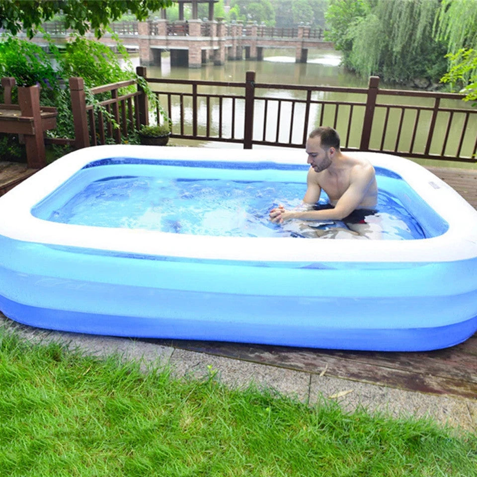 Family Swimming Pool Garden Outdoor Summer Kids Paddling Inflatable Pool NEW