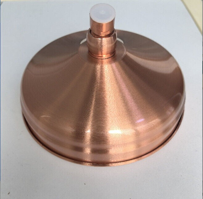 8 Inch Antique Red Copper Round Rainfall Shower Head, Bathroom Fixture UK