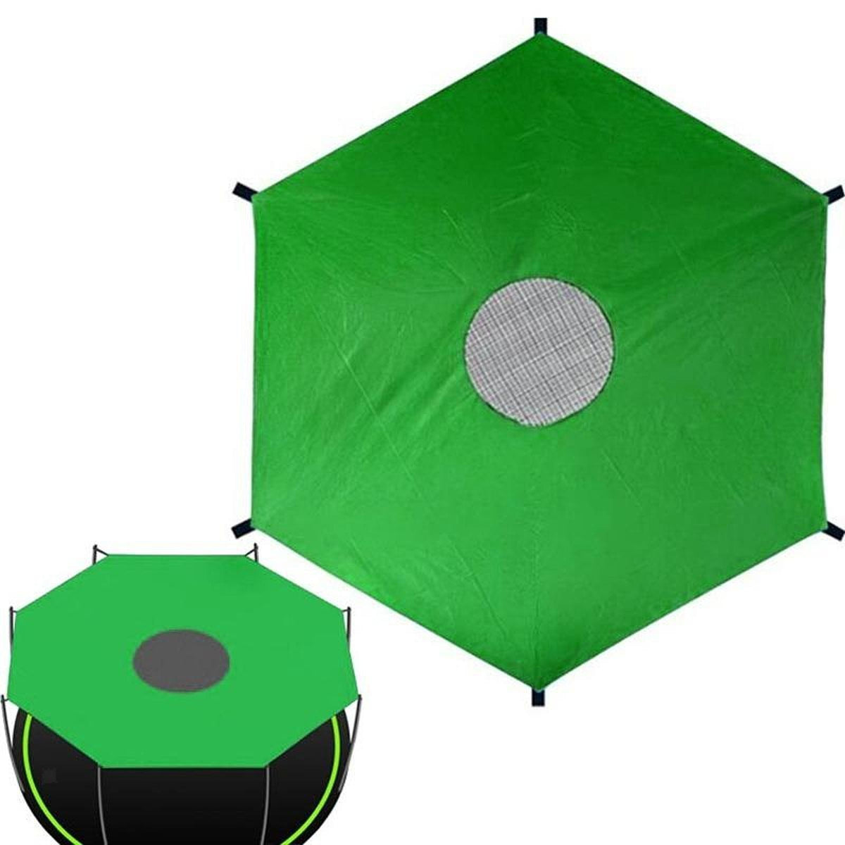 Trampoline Shade Cover Sun Protection Tearproof Outdoor Trampoline Canopy Awning