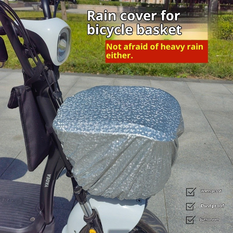 Electric Bike Front Basket Rain Cove Electric Scootermotorcycle Basket Cover