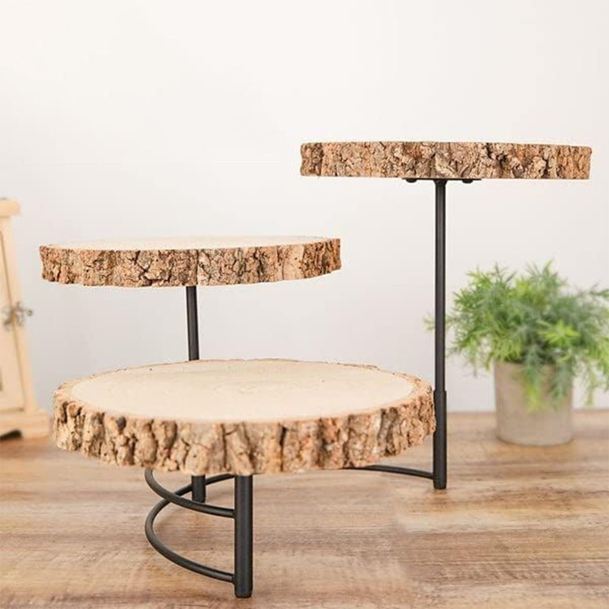 Wooden Cake Stand 3 Tier Serving Platter Dessert Stand Stand for Desserts