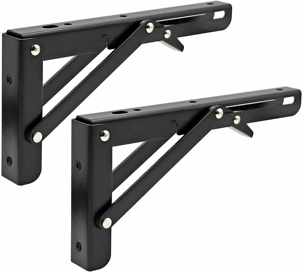 2/4*Campervan Folding Bracket Table Extension Shelf Motorhome Caravan Wall Hinge